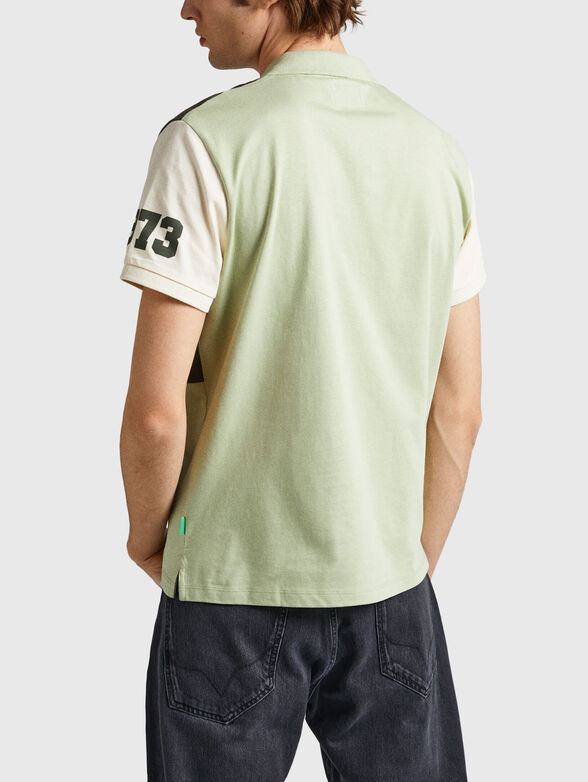 Polo-shirt with color-block effect  - 3