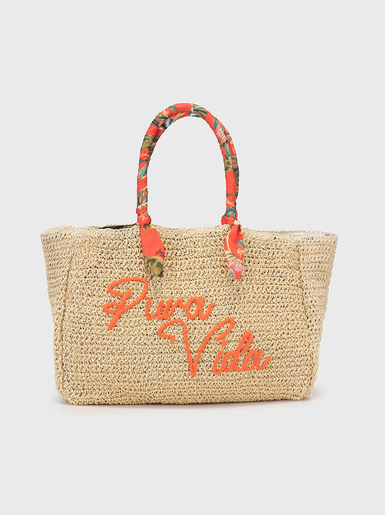 Large bag with contrasting lettering - 1