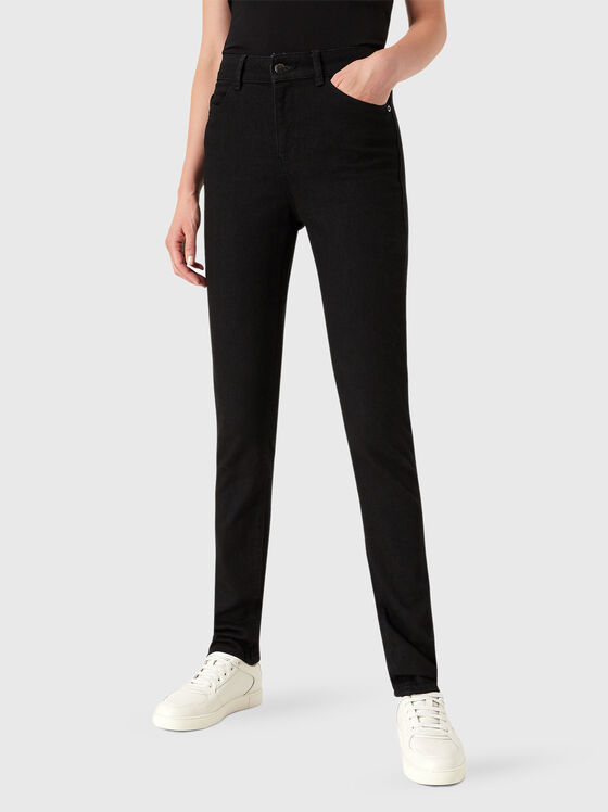 Blugi skinny cu talie înaltă - 1