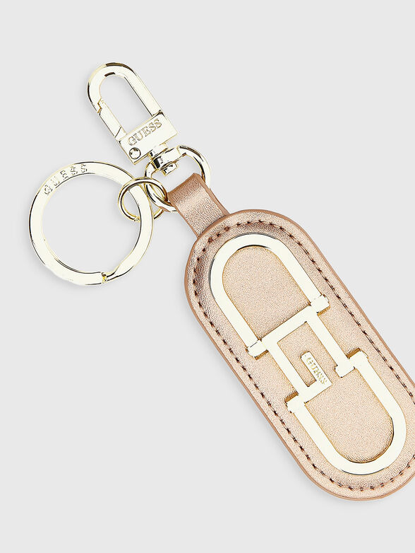 Key ring with gold-colored accent - 2