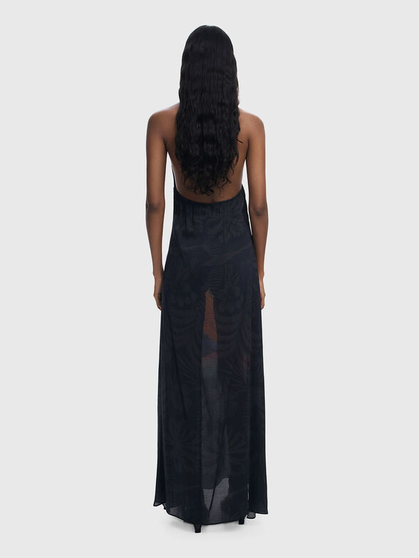 Maxi dress with halter neckline - 2