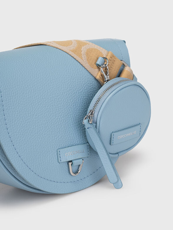 Black crossbody bag with small purse - 4