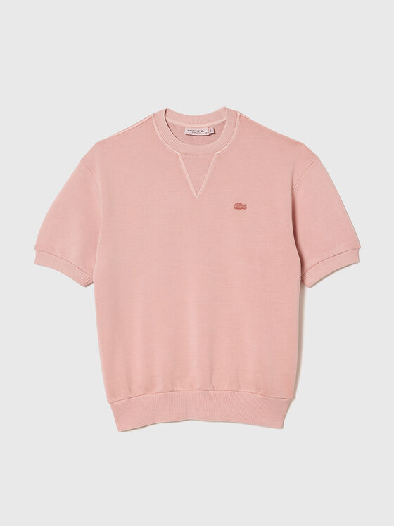 Pink T-shirt in cotton  - 1