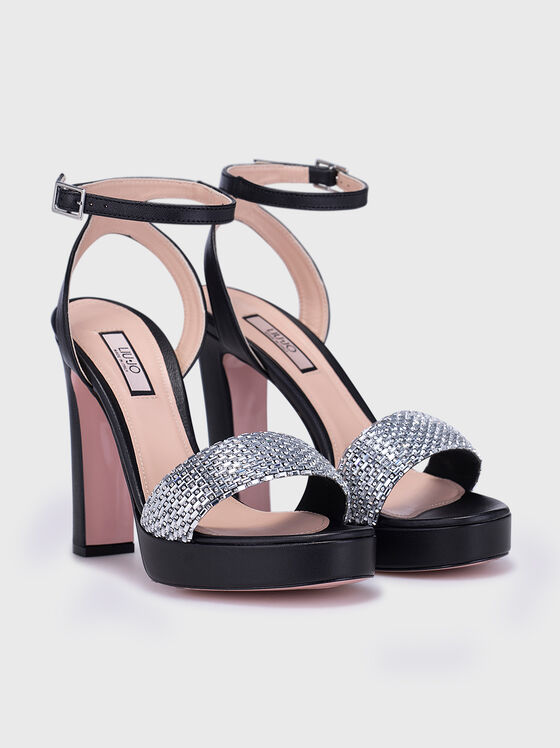 KRISTINE blach sandals  - 2