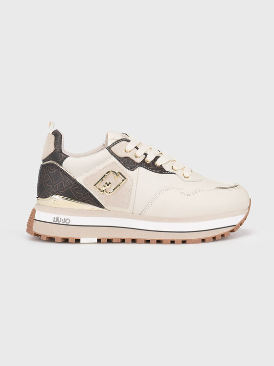 Sneakers with logo accent - 1