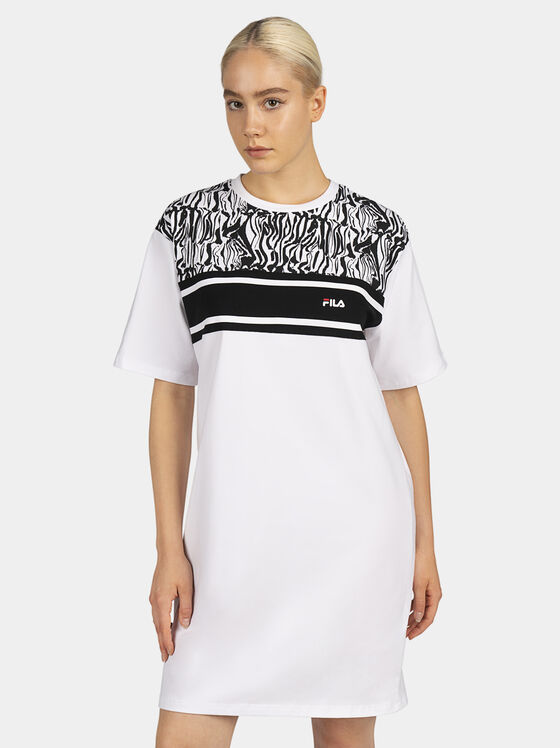 Rochie BUDVA cu imprimeu zebra abstract - 1