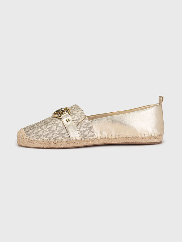 RORY espadrilles in gold color - 4