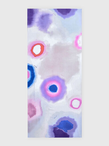 Watercolor rectangular scarf - 3