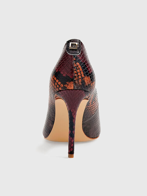 PIERA heeled shoes with animal print - 3