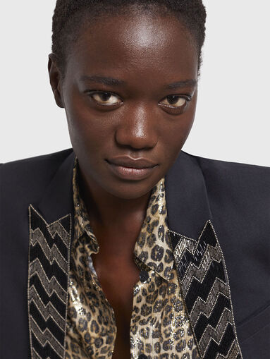 Jacket with accent lapels   - 5
