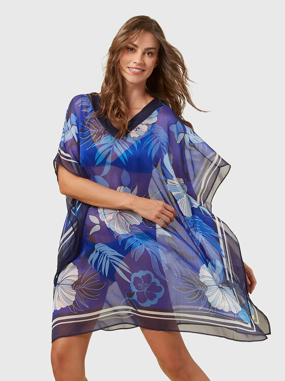 MARIS printed poncho - 1