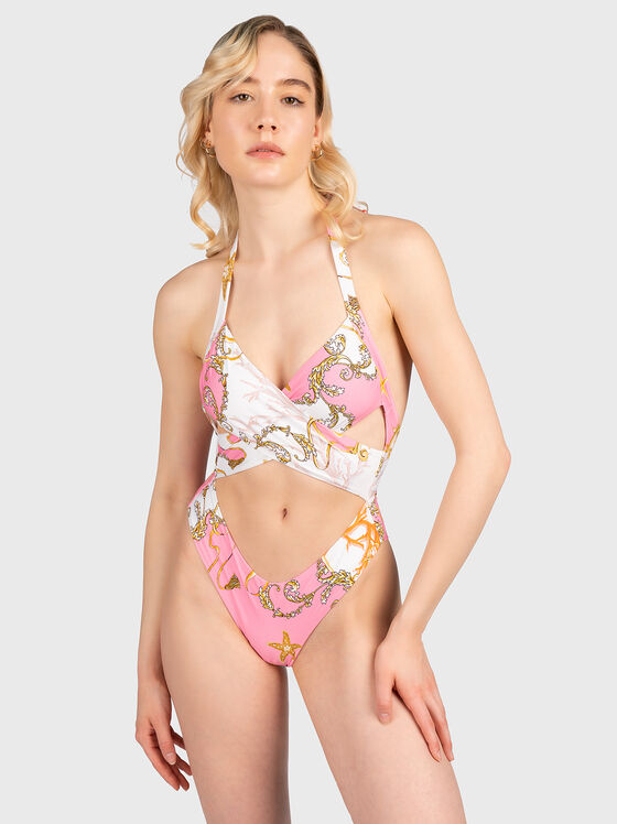 Costum de baie complet cu imprimeu marin - 1