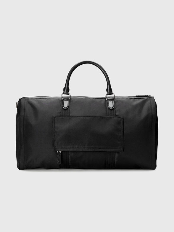 Black sports bag with logo detail - 3