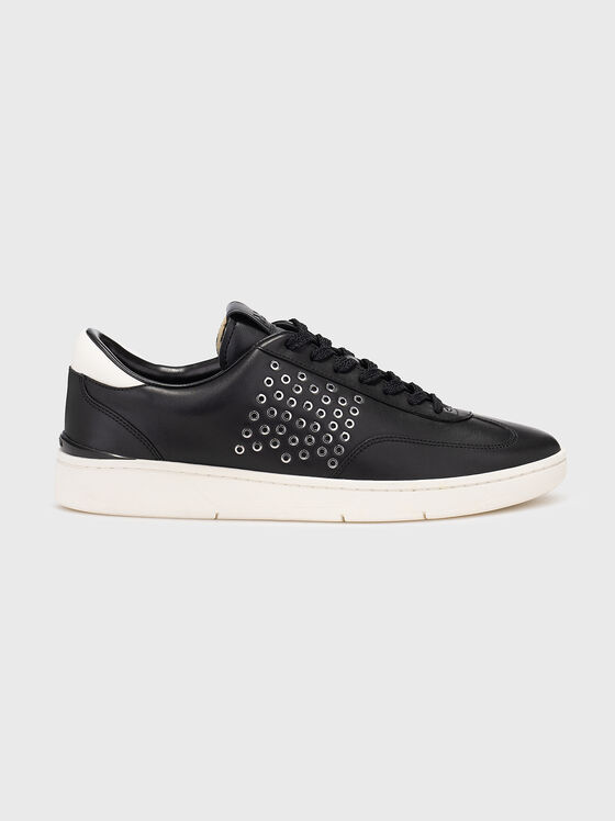 Pantofi WILTON din piele cu capse - 1