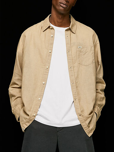 PARKER shirt in linen blend - 5