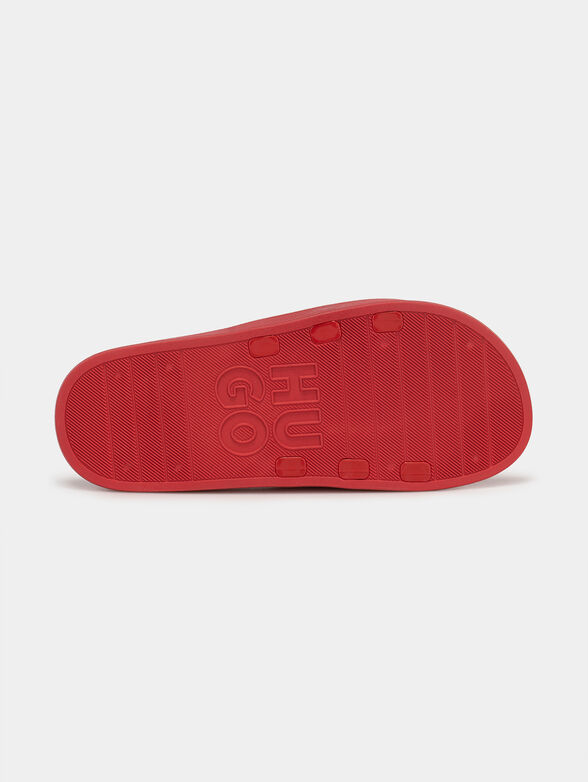 Black beach slides with logo detail - 5