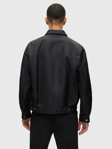 BELTON black jacket with logo patch - 3