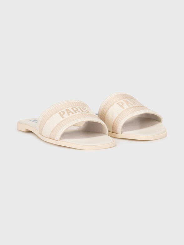 KNOX slippers with gold accents - 2