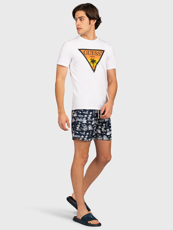 Beach shorts with logo - 4