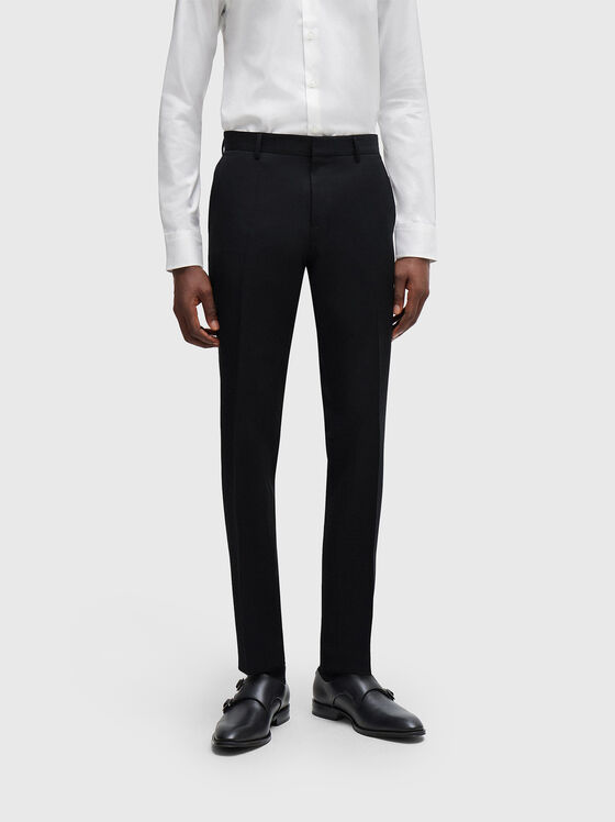 Pantaloni slim H-GENIUS din lână - 1