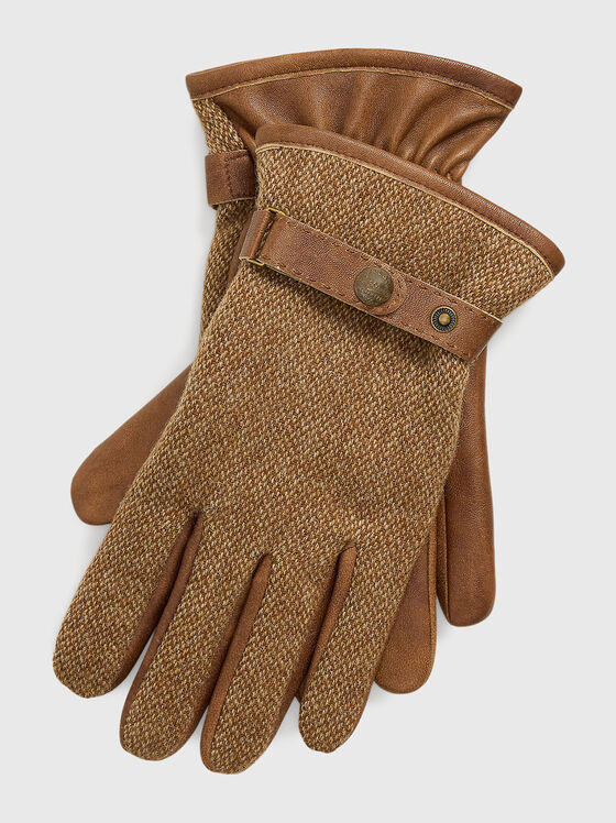 Brown gloves - 1