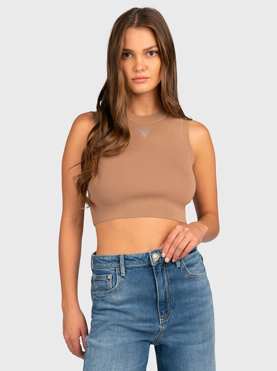 Top ALEXIA cu detaliu din cristale aplicate - 1