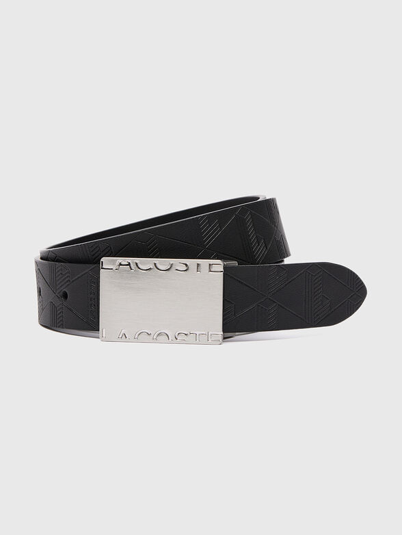 Two buckles leather belt gift set - 2
