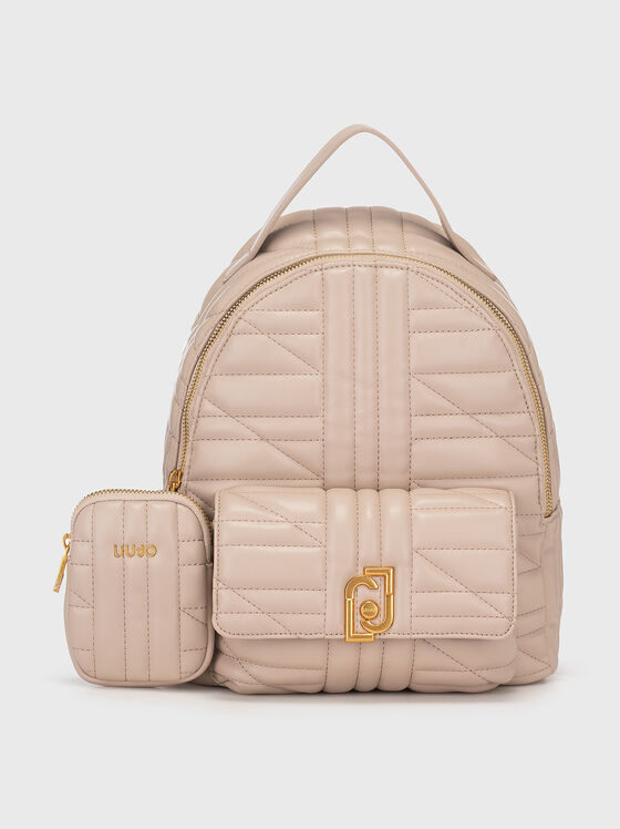 Rucsac de culoare bej  - 1