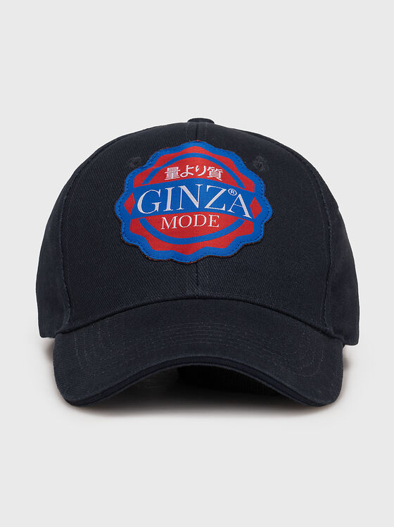 GMHA018 dark blue hat with patch - 1