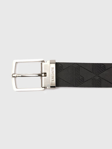 Two buckles leather belt gift set - 3