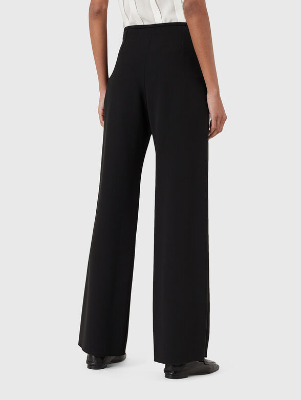 Black trousers with wide legs  - 2