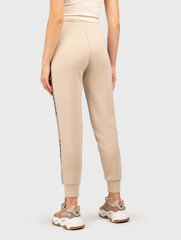 VICTOIRE SCUBA sweatpants in beige - 2