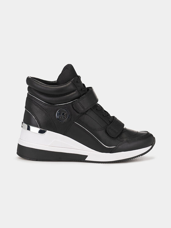 Pantofi cu platformă din piele  - 1
