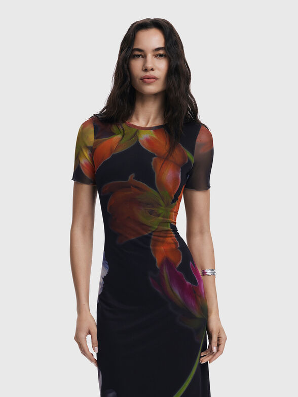 Dress with floral print - 3