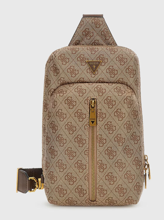 Geantă transversală VEZZOLA cu monogramă imprimată - 1