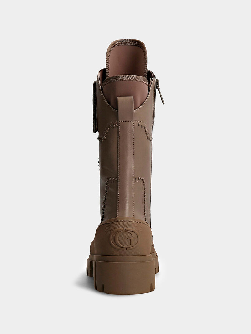 NANCIA Boots with metal studs - 3