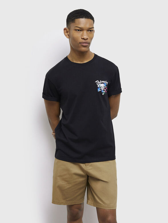 T-shirt with contrasting embroidery - 1