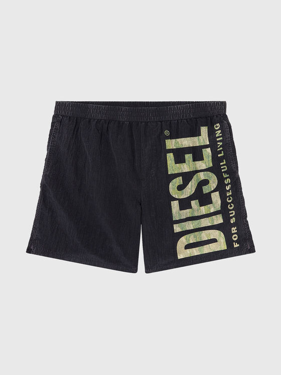 Pantaloni scurți de plajă POWEL-47.5-UTLT cu detaliu logo - 1