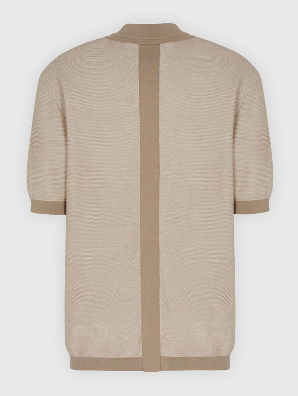 Wool and silk blend polo shirt - 2