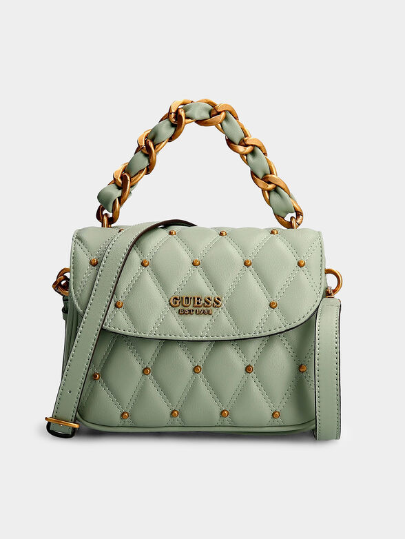 TRIANA bag with metal elements in dark gold color - 1