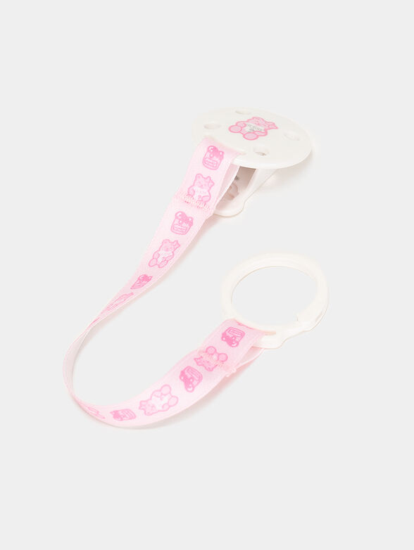 Newborn accessory set with pink print - 6