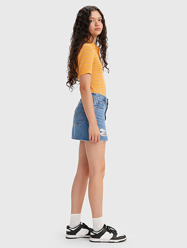 ICON™ denim skirt with distressed effect - 3