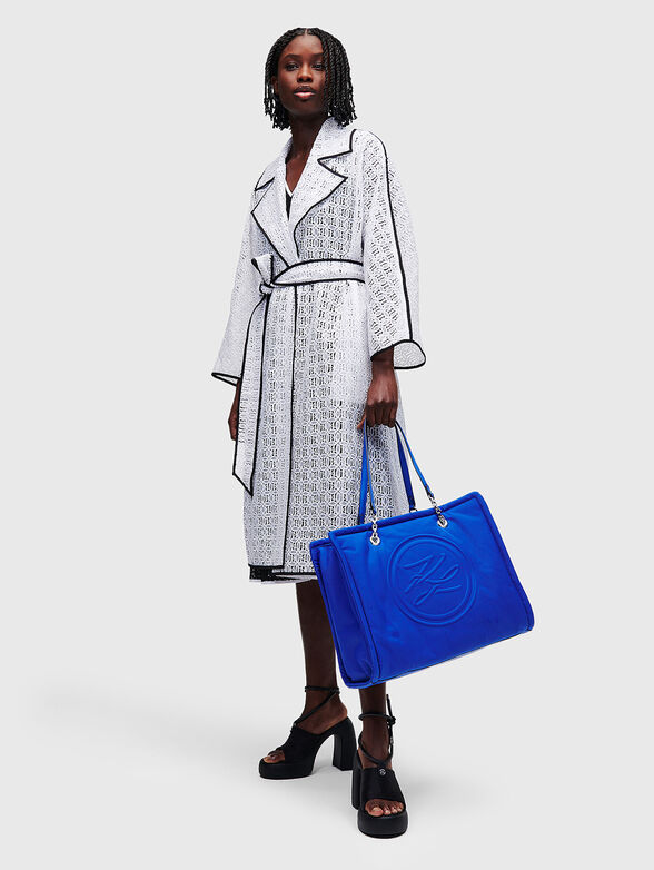 KL lace coat with embroidery - 2