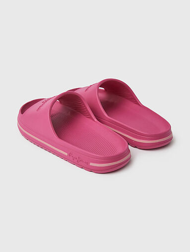 Beach slippers with logo accent - 3