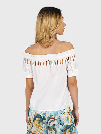 Bardot neckline blouse - 3