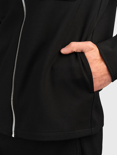 PONTE zip up black jacket  - 5