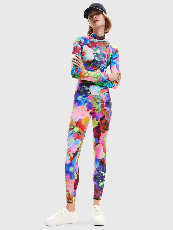 TULIPA sports leggings with colorful print - 4