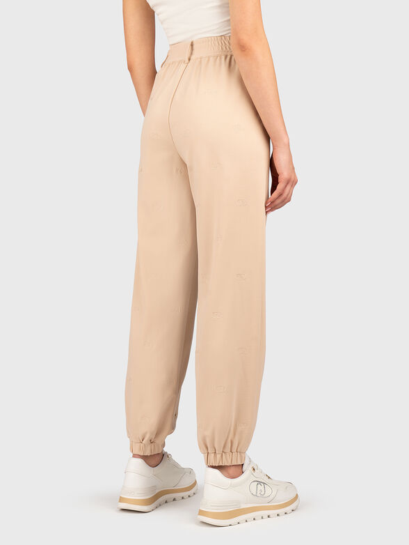 High waisted trousers with rhinestones - 2