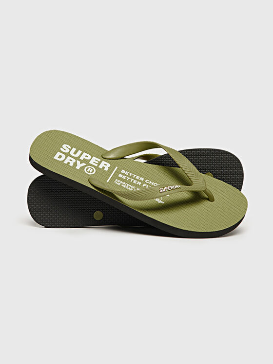 Papuci de plajă verzi STUDIOS - 1