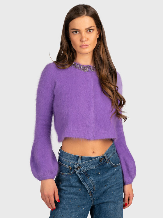 Wool blend cardigan  - 1